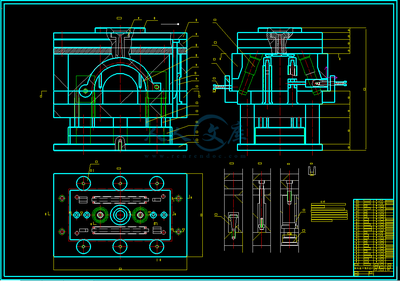 0191-塑料线卡注射模具设计【全套12张CAD图+说明书】